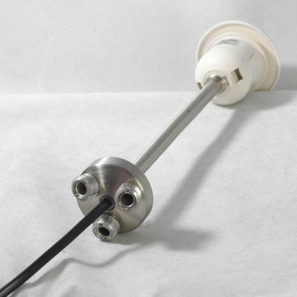 Купить Lussole LGO Металл Никель /  Ткань Торшер E27 60W LSP-0502