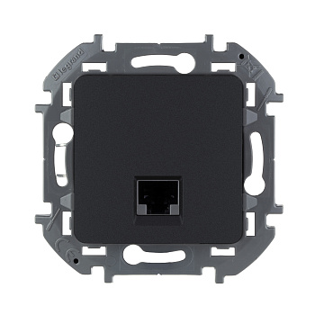 Legrand INSPIRIA Антрацит Информационная розетка RJ 45 - категория 5e - UTP 673828