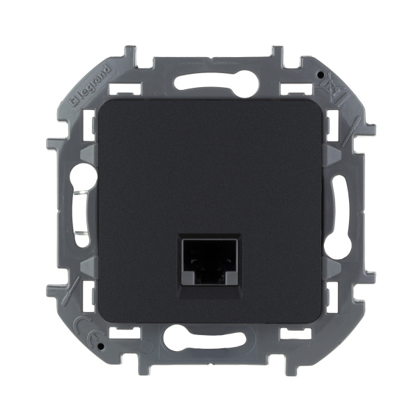 Legrand INSPIRIA Антрацит Информационная розетка RJ 45 - категория 5e - UTP 673828