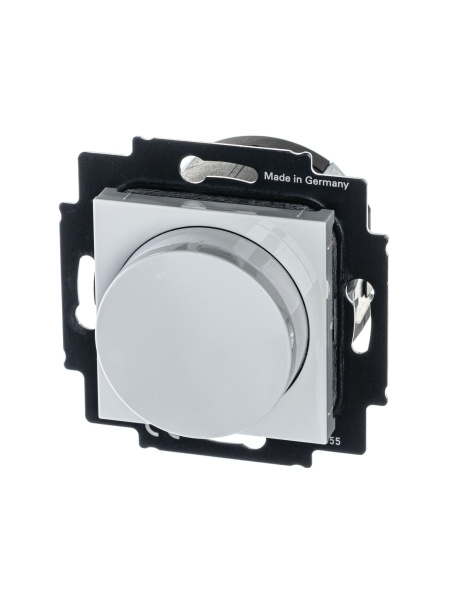 Купить ABB EPJ Levit серый / белый Диммер поворотно-нажимной, 60-600Вт, R 2CHH942247A6016