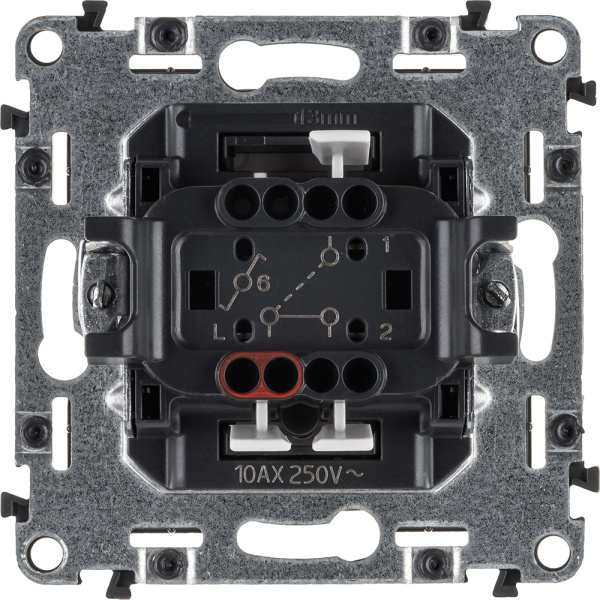 Купить Legrand Valena ALLURE DIY Алюм Переключатель 1-клавишный 10А 250В 752906