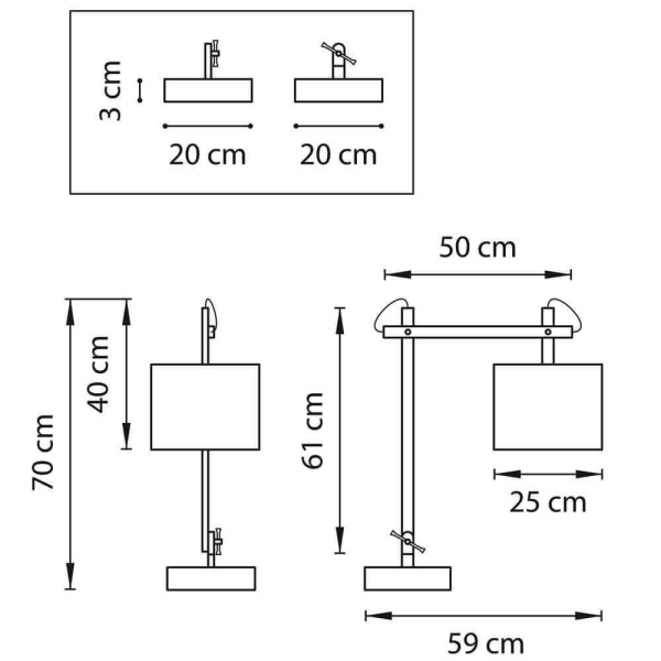 Купить Lightstar Настольная лампа Meccano Lightstar 766919