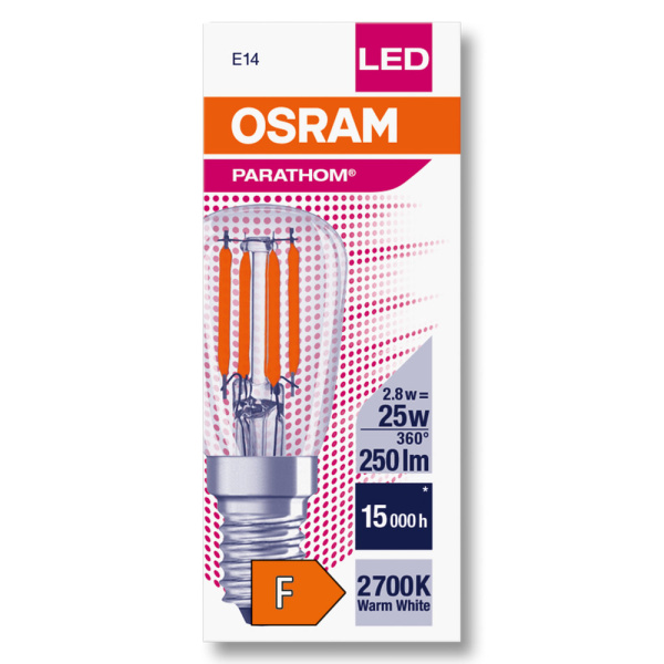 Купить OSRAM PARATHOM SPECIAL T26 FIL 25 non-dim 2,8W/827 E14 4058075616875