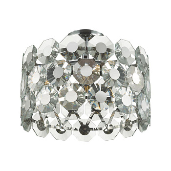 Odeon Light 4973/5C HALL ODL22 373 хром/хрусталь Люстра потолочная E14 5*40W TOKATA