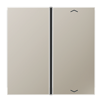 JUNG KNX LS 990 Edelstahl Комплект накладок, 1гр+жалюзи ES2401TSAP