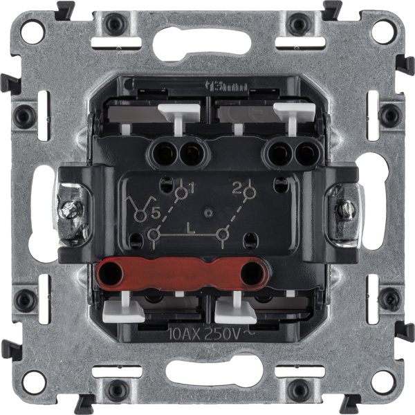 Купить Legrand Valena LIFE DIY Бел Выключатель 2-клавишный 10А 250В 752405