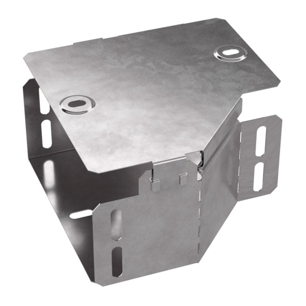 Промрукав Переходник левый с крышкой Стандарт 150х100х80 PR16.0487