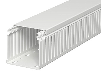 OBO Bettermann Кабель-канал перфорированный распределительный LKVH N 75x75x2000 мм светло-серый RAL7035 6178559