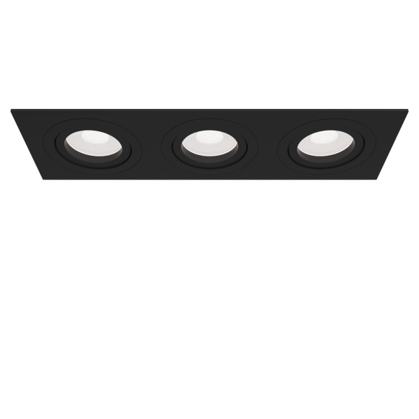 Купить Maytoni Technical Atom Черный Встраиваемый светильник GU10 50W DL024-2-03B