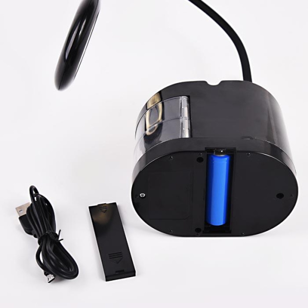 Купить Ambrella Настольная светодиодная лампа со встроенной аккумулятороной батареей и органайзером DE562 BK черный LED 4200K 4W