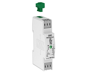 OBO Bettermann УЗИП для силовых сетей 2P (Класс III) с дист. сигнализацией, 255 В 5097858