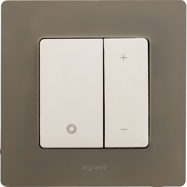 Купить Legrand Etika Белый Светорегулятор нажимной, 400Вт 672218