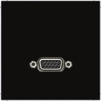 JUNG VGA (D-SUB), чёрный MALS1102SW