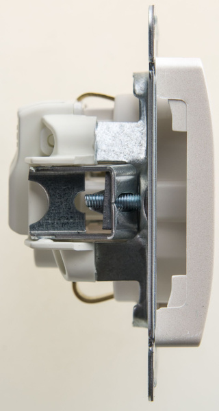 Купить Systeme Electric Glossa Перламутр Розетка с/з, 16А