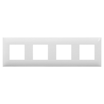 DKC Рамка "Avanti", "Белое облако", 4 поста (8 мод.)