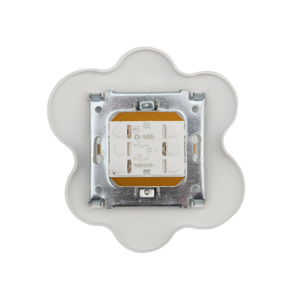 Купить Kranz Выключатель двухклавишный HAPPY с/у, Яичница, желтый/белый KR-78-0630