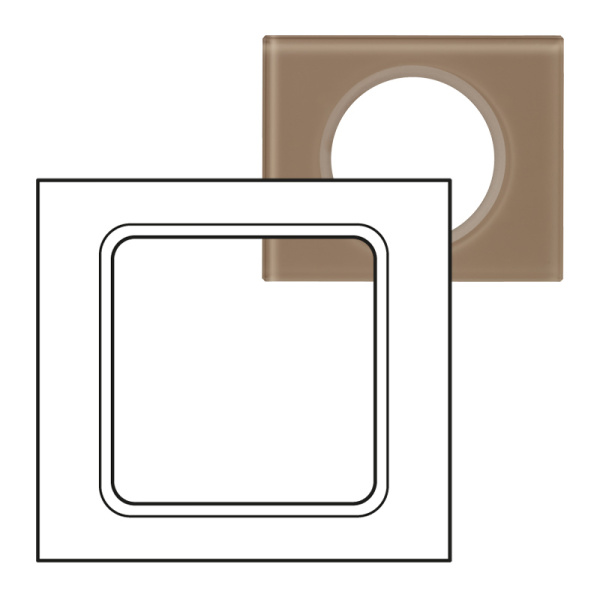 Купить Legrand Celiane2 Смальта кармин Рамка 1-я (2 мод) 069471