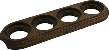 BIRONI Лизетта Бук Старое дерево Рамка 4-ая на бревно 260мм BFC26-640-17