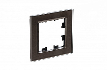 Systeme Electric AtlasDesign Nature Стекло мокко Рамка 1-ая