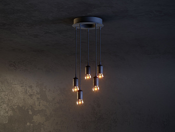 Svetholl Рандом Лофт (Сквозной 5) D220 H737 Е27 ISRDL2-737220-022040E275