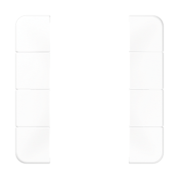 JUNG Комплект накладок 4гр белый CD504TSAWW