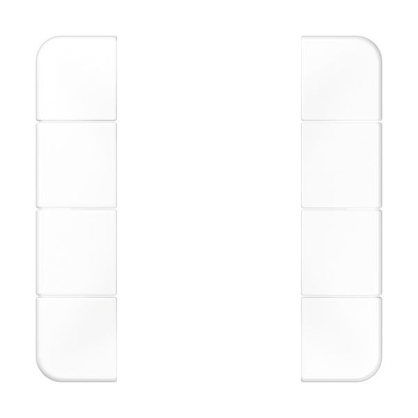 JUNG Комплект накладок 4гр белый CD504TSAWW