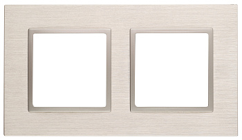 ЭРА 14-5202-04 Elegance Шампань/шамп Металл Рамка 2-ая