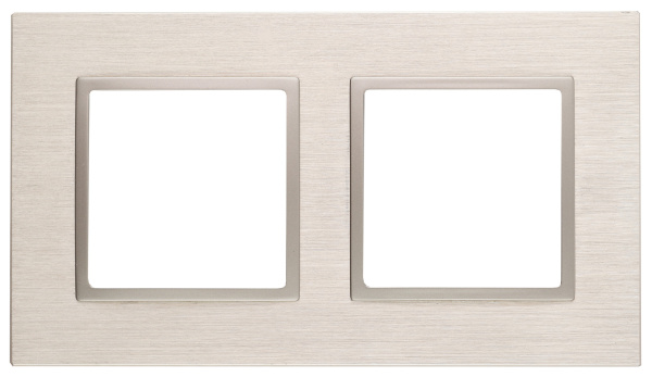 ЭРА 14-5202-04 Elegance Шампань/шамп Металл Рамка 2-ая