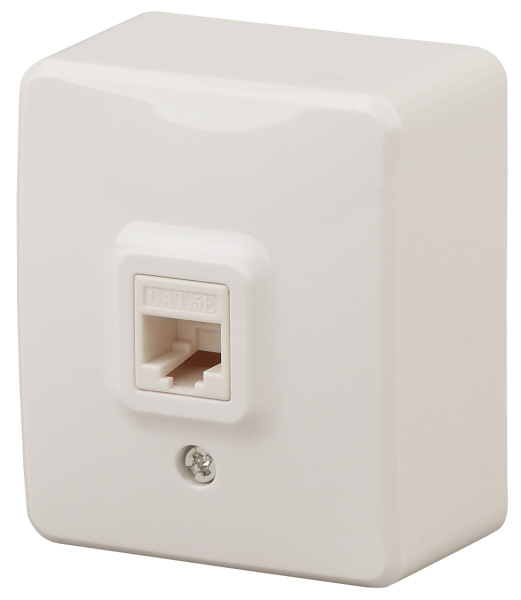 ЭРА 11-3203-02 Эксперт Сл.кость Розетка RJ45 ОУ