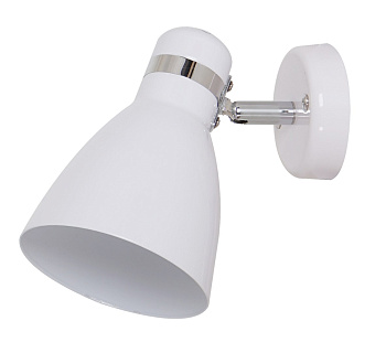 Arte Lamp Mercoled Хром/Белый Спот 1x60W 1xE27 A5049AP-1WH Arte Lamp Mercoled Хром/Белый Спот 1x60W 1xE27 A5049AP-1WH