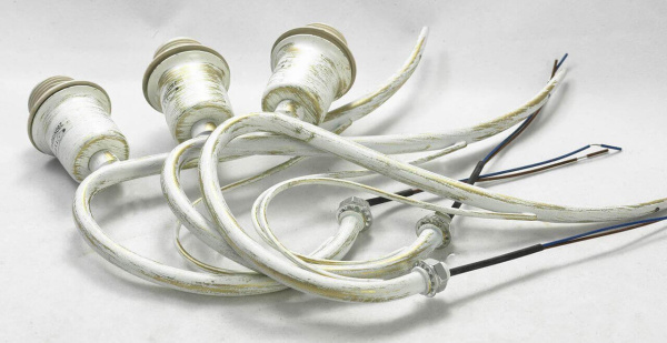 Купить Lussole LGO Металл Белый /  Ткань Люстра E14 40W LSP-8061