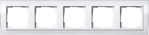Gira Event Clear Бел/Бел.глянц. Рамка 5-ая 0215723