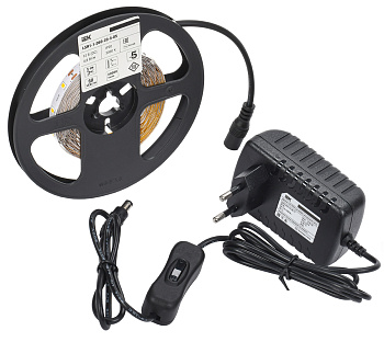 IEK Комплект DIY (2835W60-4,8-IP20-12В 5м + др. + выкл.)
