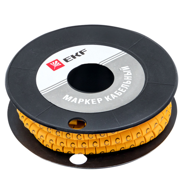 Купить EKF PROxima Маркер кабельный 4,0 мм2 "C" (500 шт.) (ЕС-2)