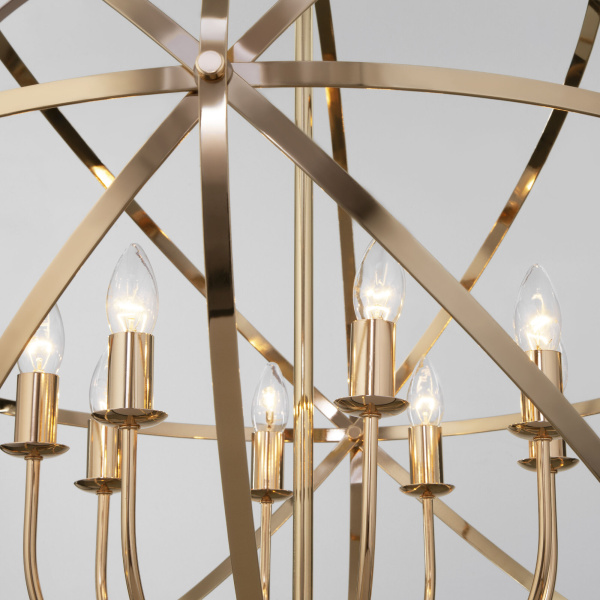 Купить Eurosvet Подвесная люстра 60139/8 золото a058342