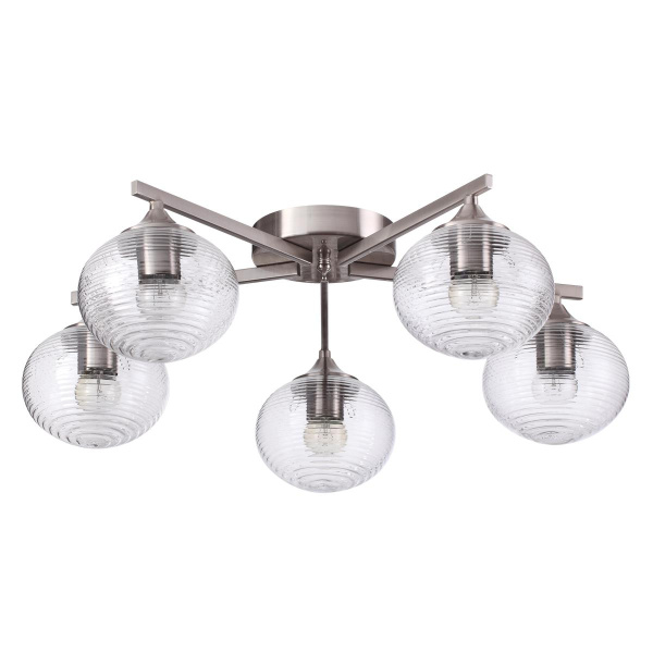 Lumion 4457/5C LN20 159 никель Люстра потолочная E27 5*60W 220V COOPER