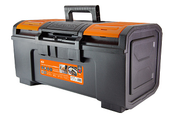 TDM Ящик для инструментов ПРОФИ-16, 39х22х16 см, усилен., замок-автомат, лоток, органайзеры, «Рубин» SQ1032-0204