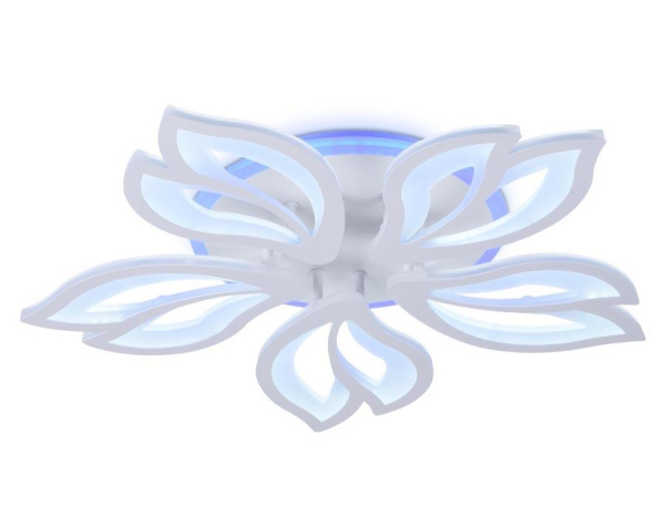 Купить Ambrella Потолочный светодиодный светильник с пультом FA543/5 WH белый 104W 580*560*80 (ПДУ РАДИО 2.4)