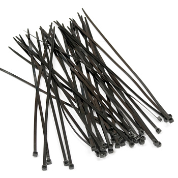 Hyperline GT-150IBUVC Стяжка нейлоновая неоткрывающаяся, безгалогенная (halogen free), 150x3.6 мм, полиамид 6.6, outdoor, устойчивость к UV, -40°C - + 24293