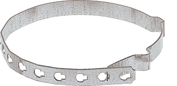 EZETEK Держатель проводника круглого 8 мм для водосточных труб 80-120 мм, оцинк. 91061