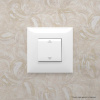Купить DKC Выключатель одноклавишный в стену, "Avanti", "Белое облако"