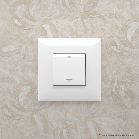 Купить DKC Выключатель одноклавишный в стену, "Avanti", "Белое облако"