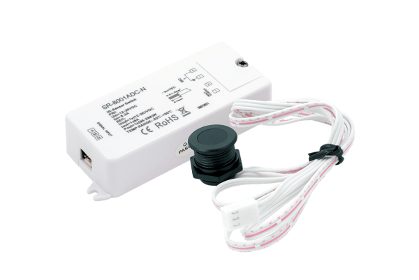 SWG ИК-выключатель "взмаx руки" черный (new) 12-36В SR-8001ADC-N