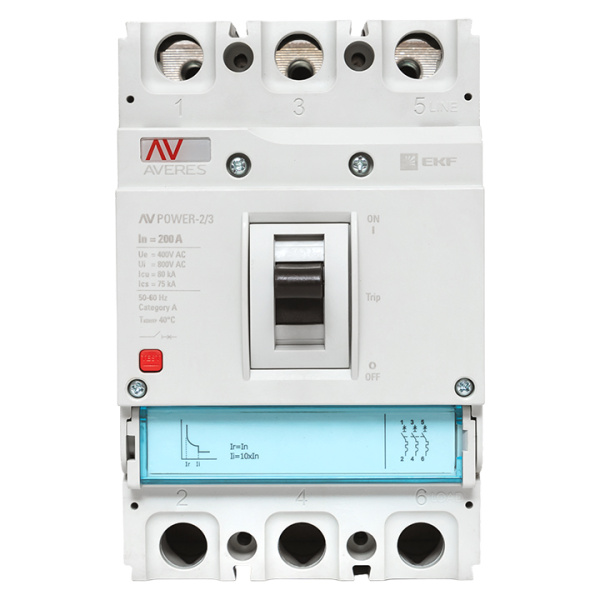 Купить EKF Averes Автоматический выключатель AV POWER-2/3 200А 80kA TR