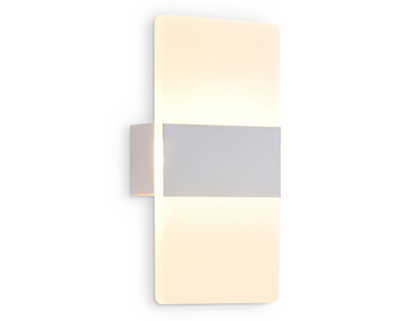 Ambrella Настенный светодиодный светильник из акрила FW200 WH/FR белый/белый матовый LED 3000K/4200K/6400K 4W 220*110*40