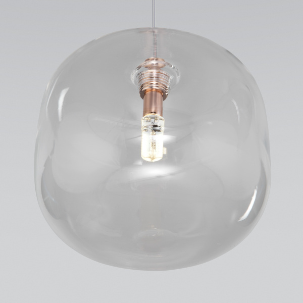 Купить Eurosvet Подвесной светильник со стеклянным плафоном 50129/1 золото a057262