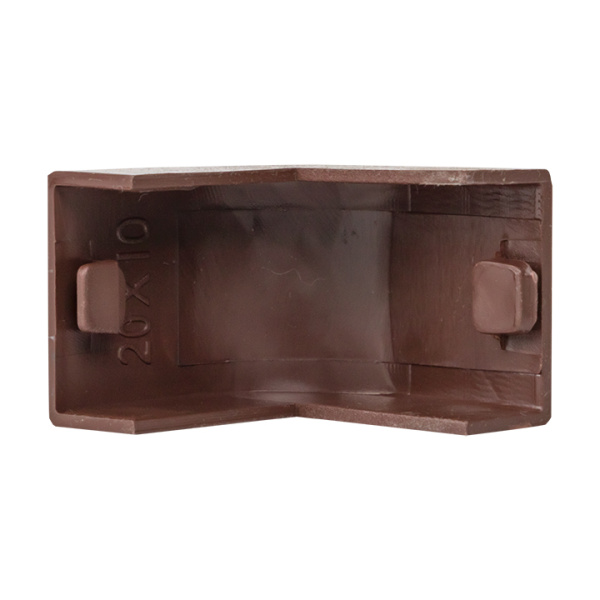 Купить EKF PROxima Угол внешний (20х10) (4 шт) Plast под темное дерево