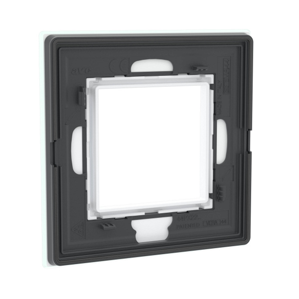 Купить DKC Рамка из натурального стекла, "Avanti", светло-зеленая, 1 пост (2 мод.)