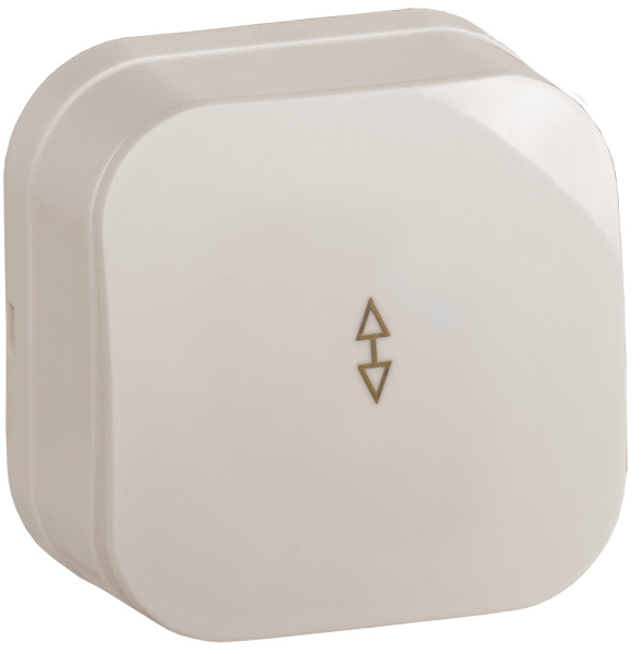 IEK GLORY ВСп10-1-0-ХК Выкл. 1-кл. проход. о/у 10А GLORY кремовый