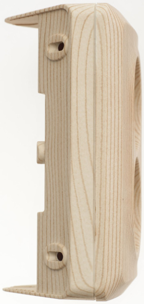 Купить Systeme Electric Этюд наруж Сосна Розетка 2-ая угловая б/з без шторок 16А 250B